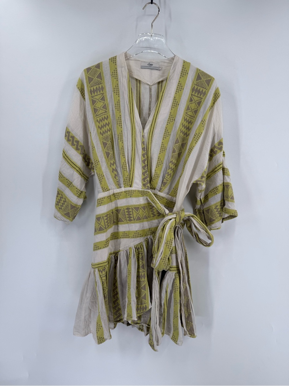 Anthropologie Devotion Twins Belted Mini Dress Size medium - Picture 4 of 8